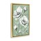 Stupell Industries Soft Green Poppy Floral Floating Frame, design by Petal Prints Design